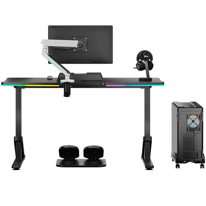 ULTRADESK Tavolo da gaming Iron LED