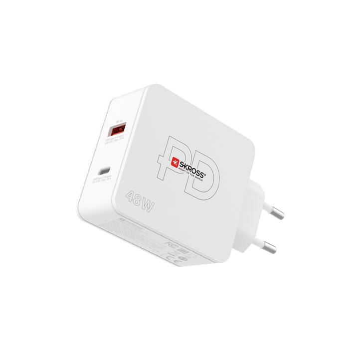 SKROSS Multipower 2 Pro+ Caricabatteria da parete (USB-A, USB-C)