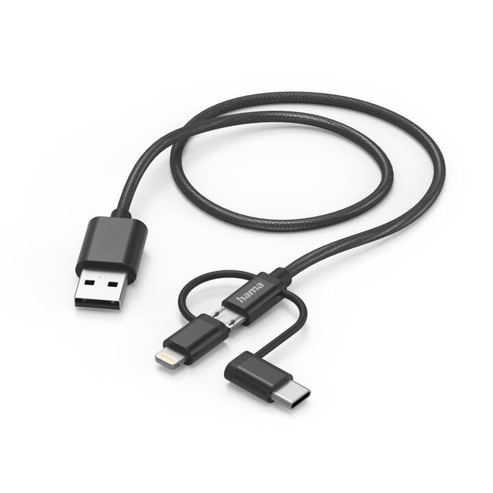 HAMA Kabel (USB Typ-A, USB 2.0, USB Typ-C, 1.5 m)