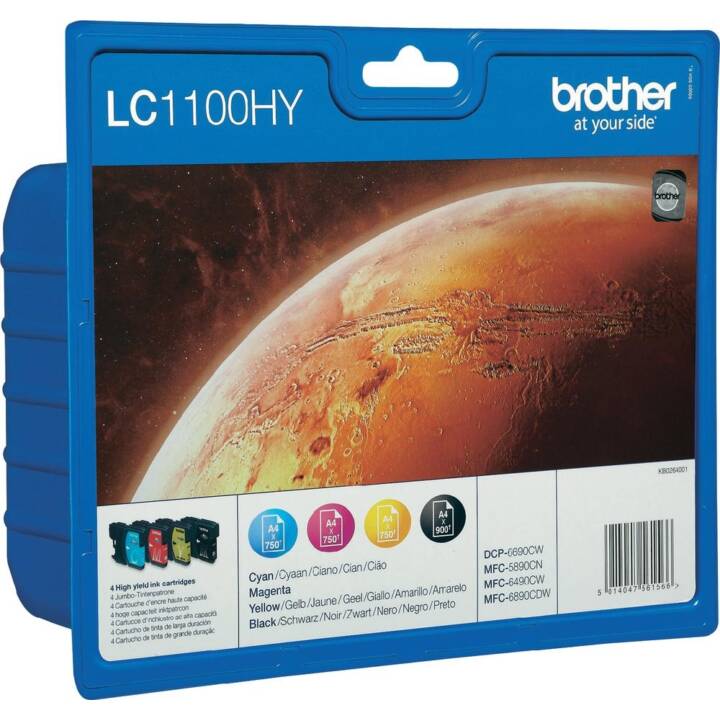 BROTHER LC1100HY (Giallo, Nero, Magenta, Cyan, Multipack)