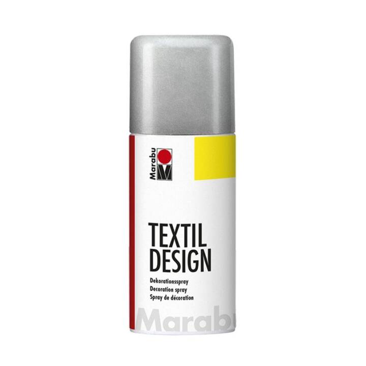 MARABU Spray de couleur (150 ml, Argent, Jaune, Rouge, Blanc)