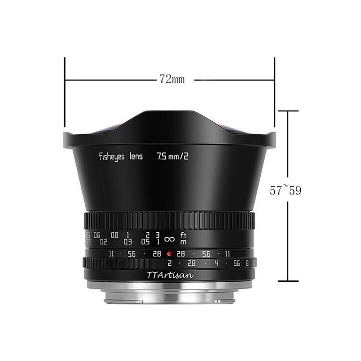 TTARTISAN A31B-FX 7.5mm F/2-11 (X-Mount)