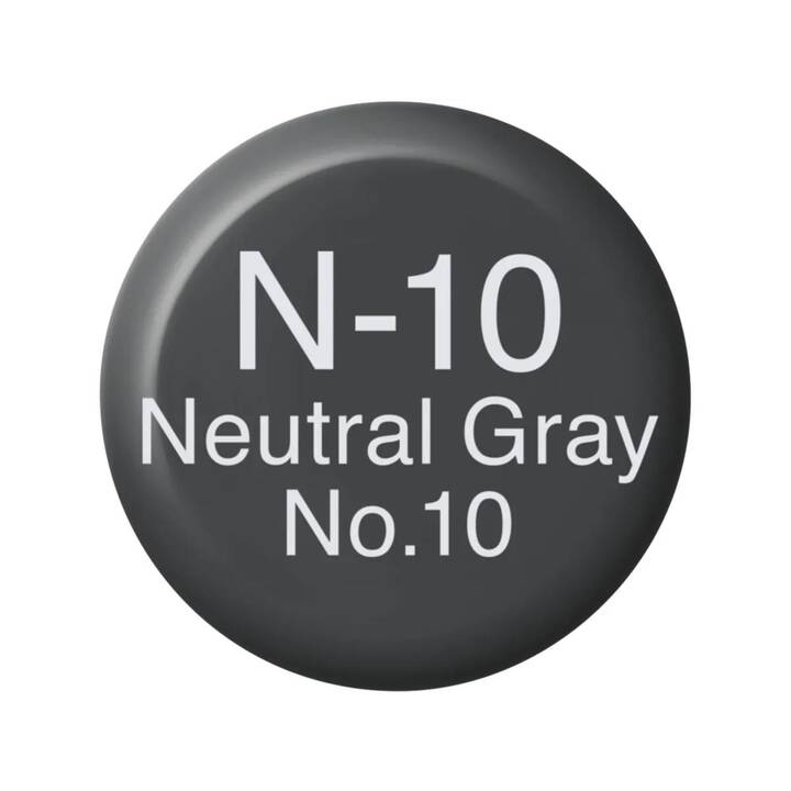 COPIC Tinte N-10 - Neutral Grey No.10 (Grau, 12 ml)