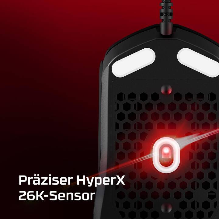 HYPERX Pulsefire Haste 2 Maus (Kabel, Gaming)