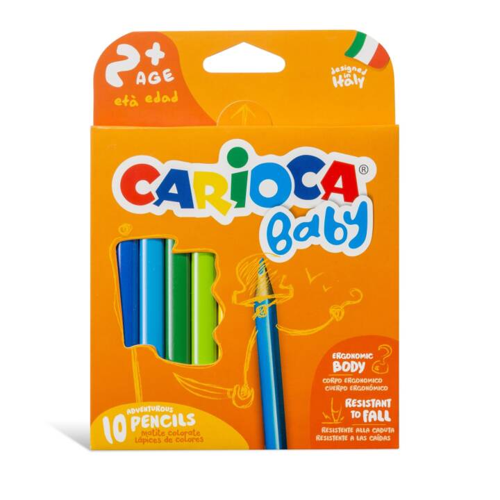 CARIOCA Crayons de couleur Baby (10 pièce)