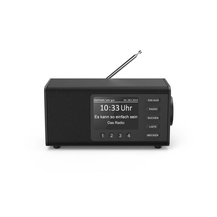 HAMA DR1000DE Radio digitale (Nero)