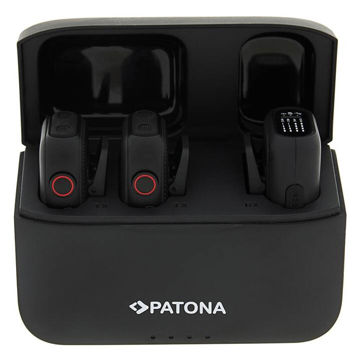 PATONA Premium Wirless DSLR Mikrofonset (Schwarz)