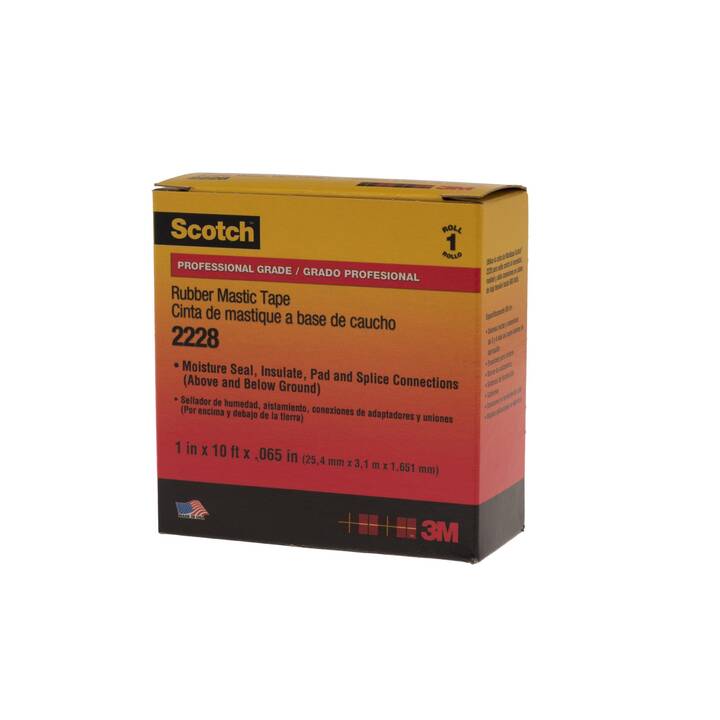 3M Isolierband Rubber Mastic (25 mm x 3 m, 1 Stück)