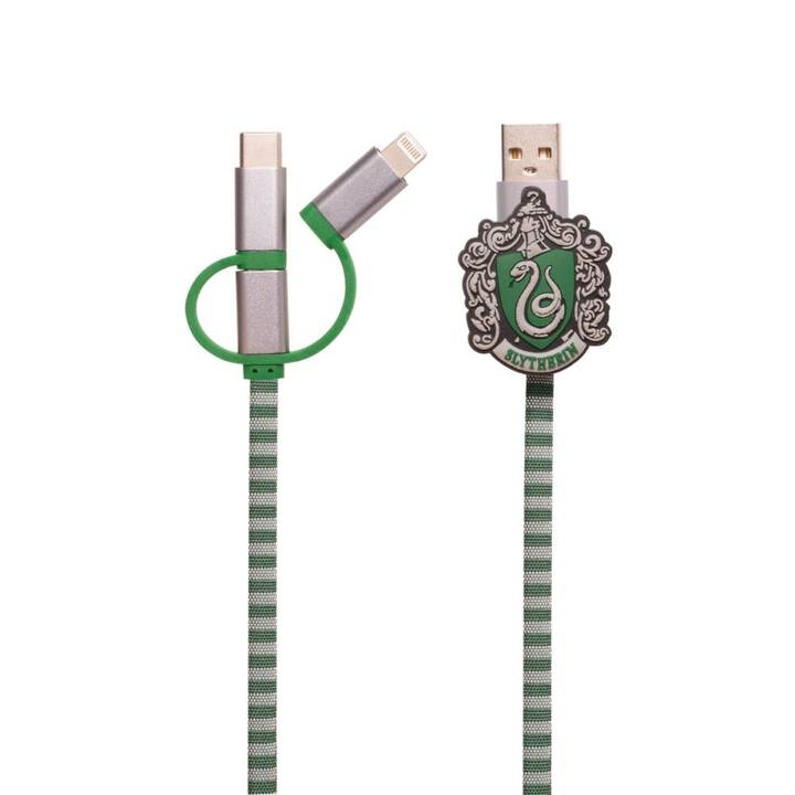 POWERSQUAD 3in1 Verbindungskabel (USB A, MicroUSB B, Lightning, 1 m)