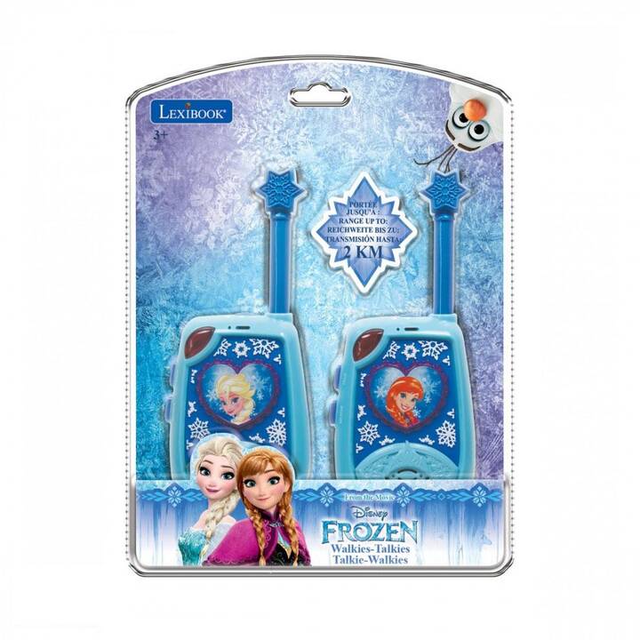 LEXIBOOK Disney La Reine des Neiges avec Elsa et Anna Talkies-walkies (2 km, 2 pièce)