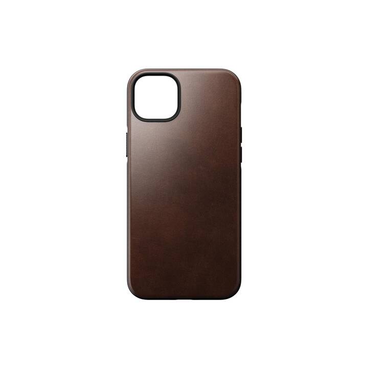 NOMAD GOODS Backcover Modern Leather Horween (iPhone 14 Plus, Braun)