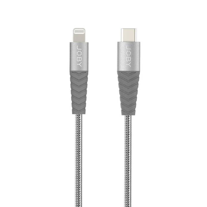 JOBY Câble (Fiche USB 2.0 de type C, Lightning, 2 m)