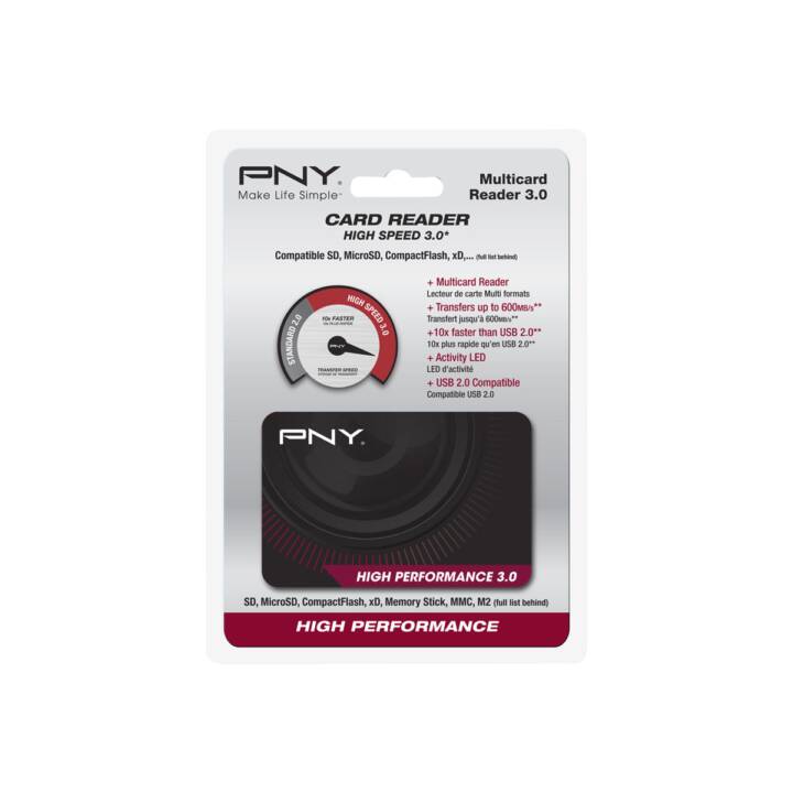 PNY TECHNOLOGIES High Performance 3.0 Kartenleser (USB Typ A)