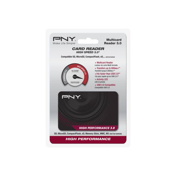 PNY TECHNOLOGIES High Performance 3.0 Lecteurs de carte (USB Typ A)