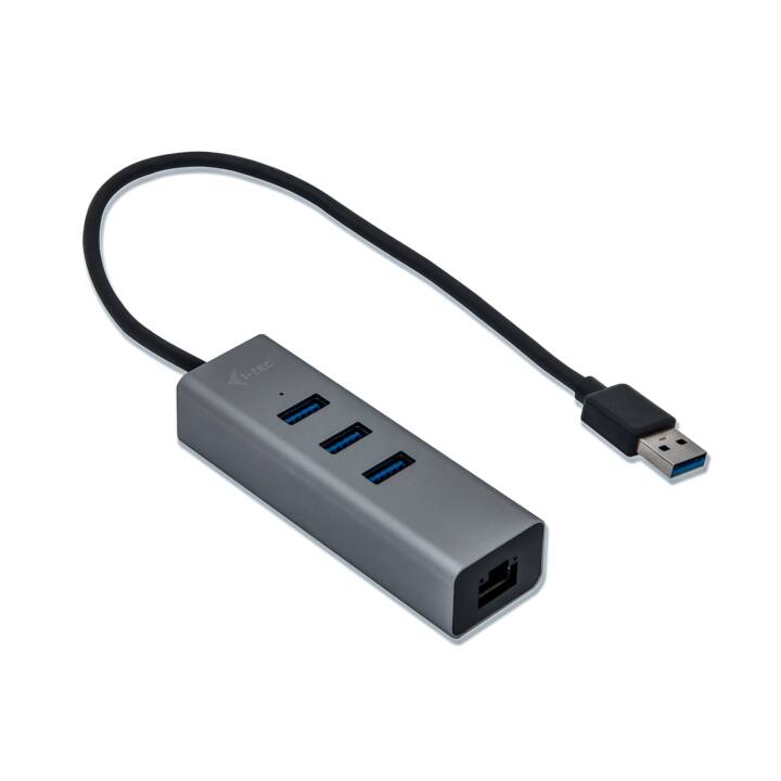 I-TEC USB 3.0 hub a 3 porte in metallo a 3 porte I-TEC USB 3.0