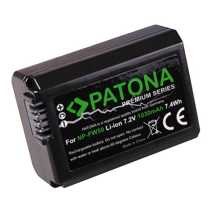 PATONA Sony Batteria e caricabatteria (Agli ioni di litio, 1030 mAh)