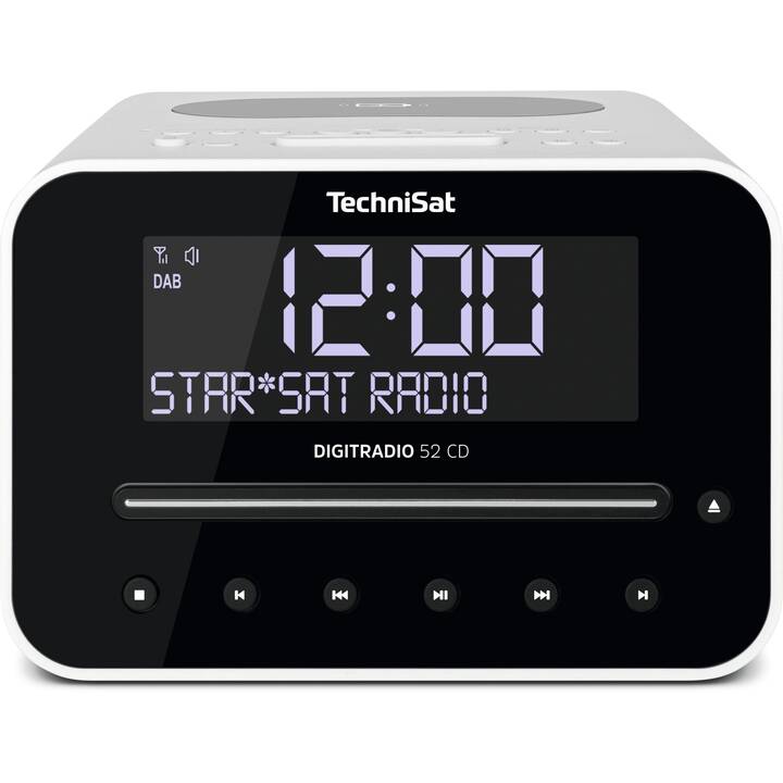 TECHNISAT DigitRadio 52 CD Radiowecker (Weiss)