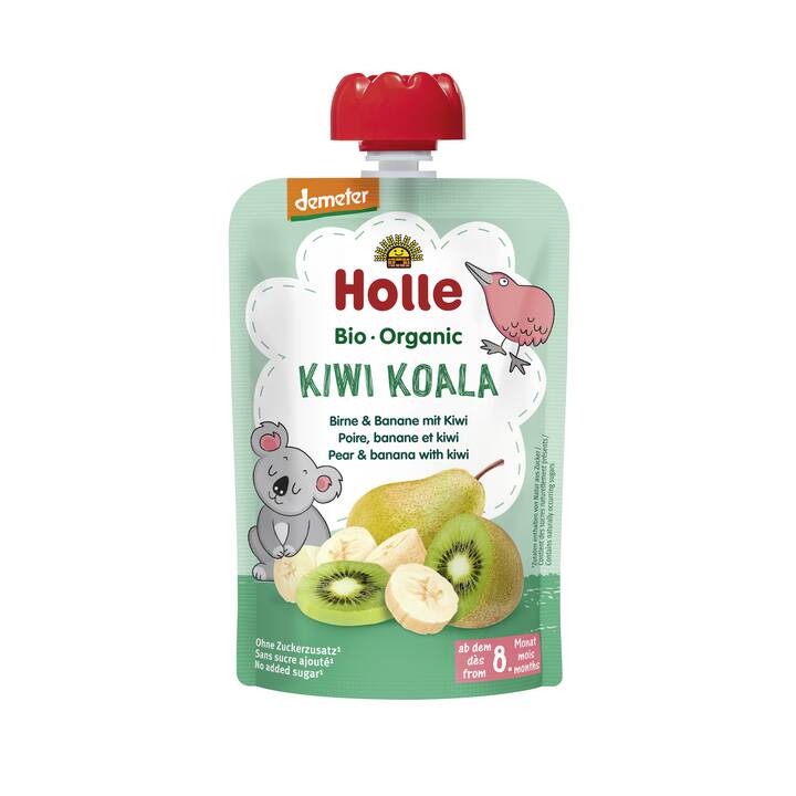 HOLLE Kiwi Koala Purée de fruits Sac de compression (100 g)