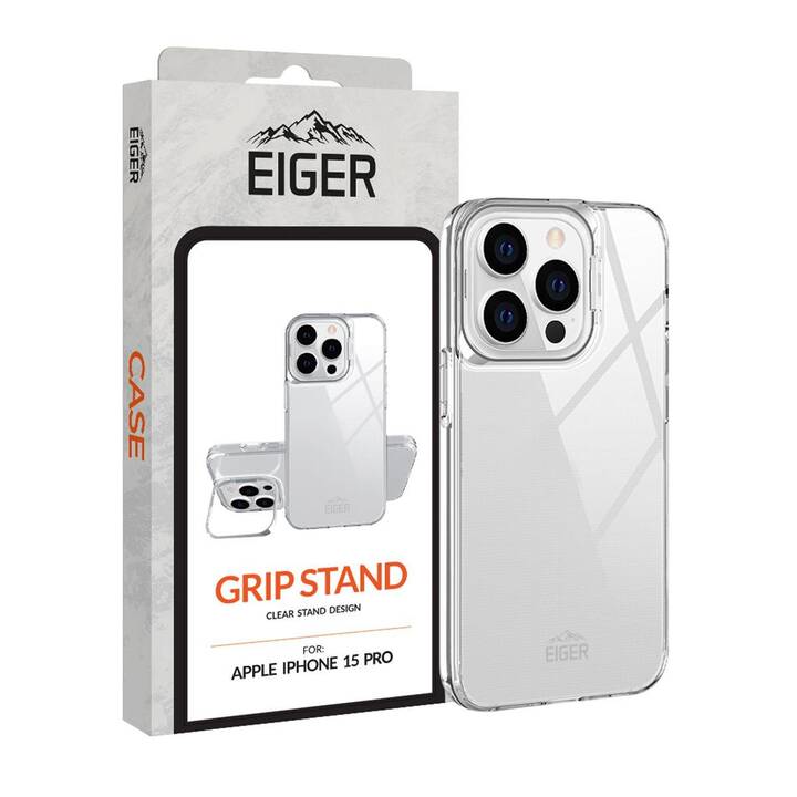 EIGER Standing Cover (iPhone 15 Pro, Transparent)