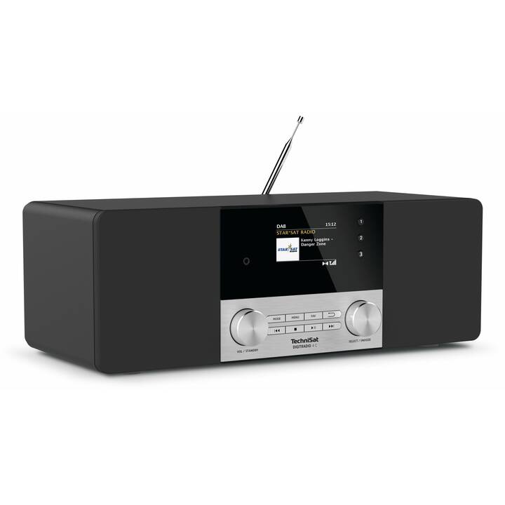 TECHNISAT Digitradio 4 C Radio digitale (Argento, Nero)
