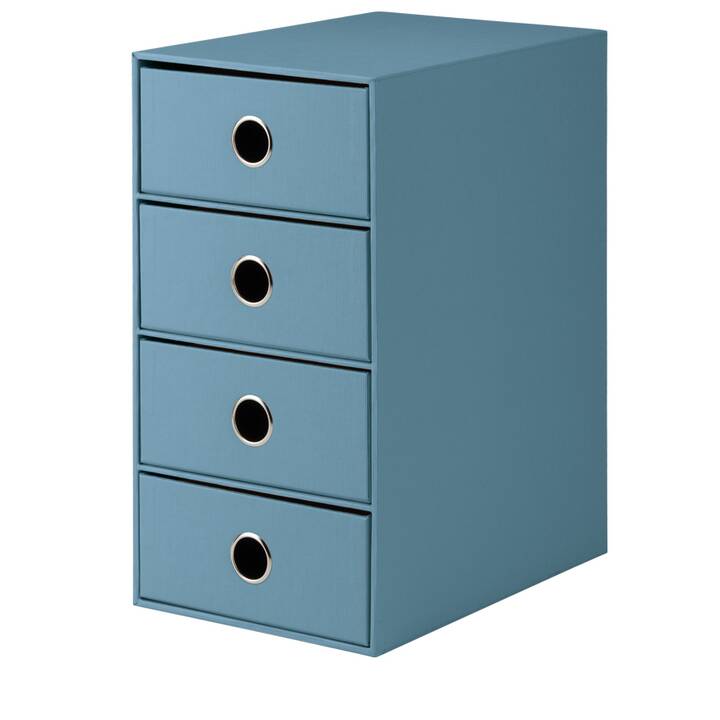 RÖSSLER PAPIER Büroschubladenbox (175 mm  x 17.5 cm  x 320 mm, Blau)