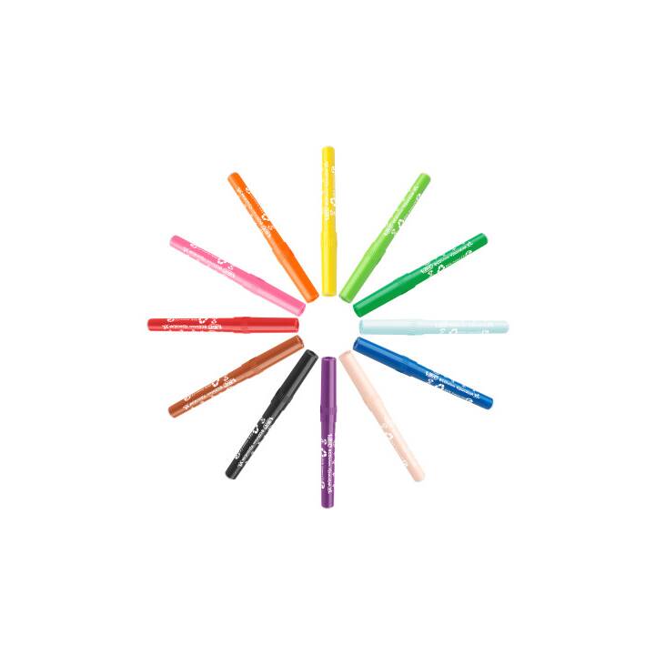 BIC Crayon feutre (Multicolore, 12 pièce)