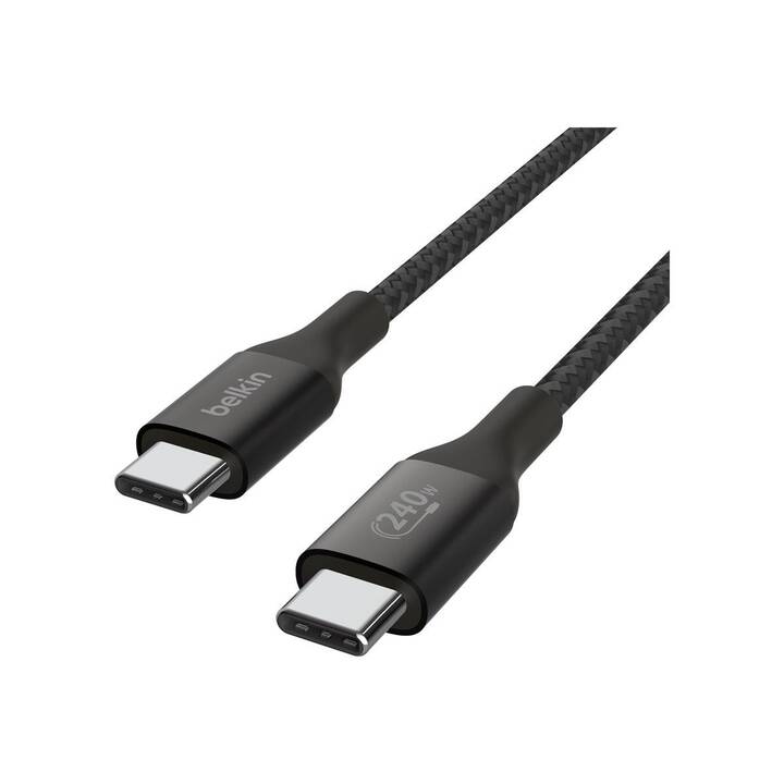 BELKIN Rallonge (USB de , USB de type C / USB, 2 m, Noir)