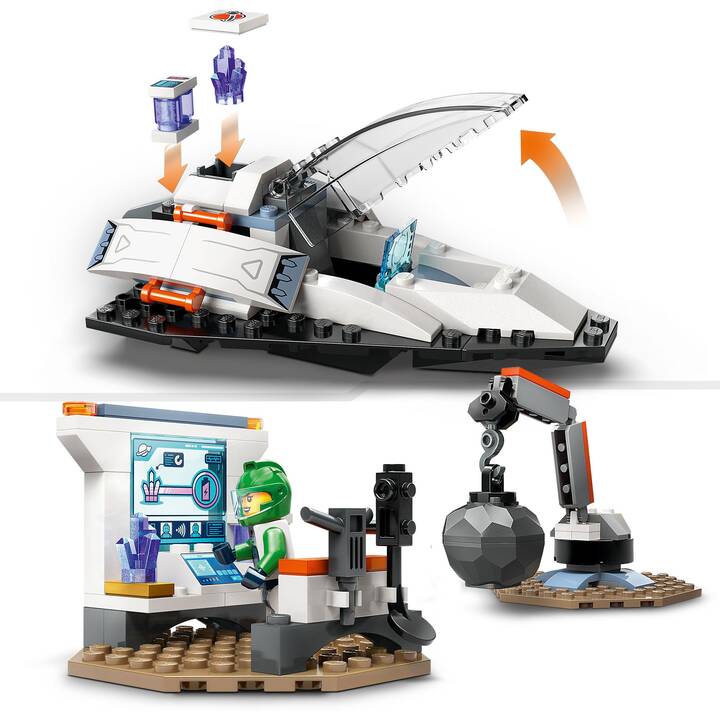 LEGO City Le vaisseau et la découverte de l’astéroïde (60429)