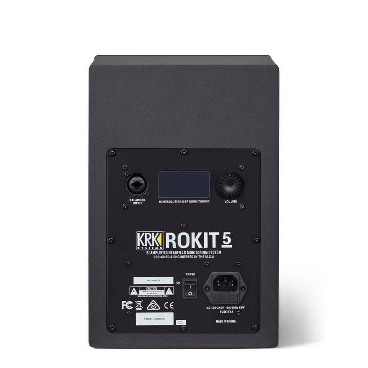 KRK Rokit 5 G4 (55 W, Monitorlautsprecher, Schwarz)