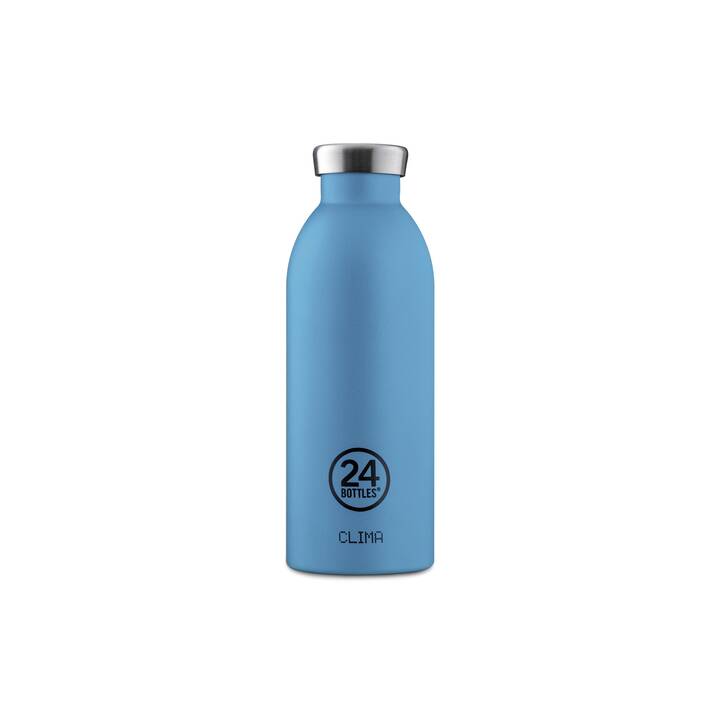 24BOTTLES Bottiglia sottovuoto Clima Powder (0.5 l, Blu chiaro, Blu)