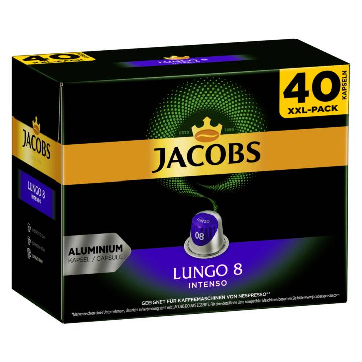 JACOBS Kaffeekapseln Espresso Lungo Intenso (40 Stück)