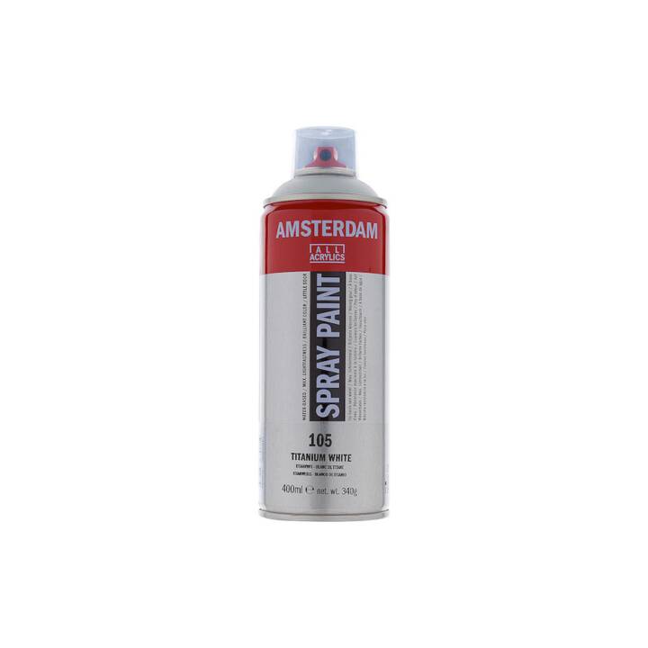 AMSTERDAM Spray colore (400 ml, Bianco)