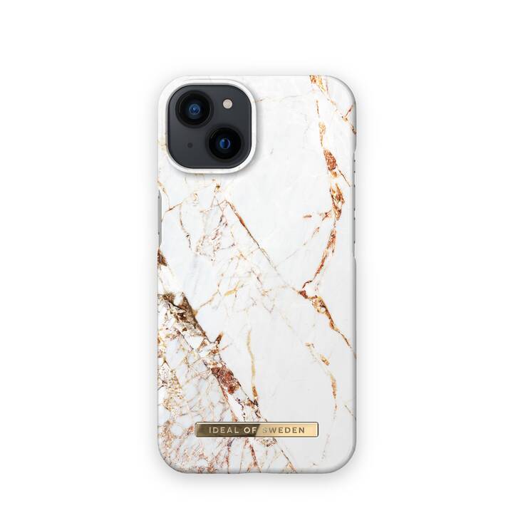 IDEAL OF SWEDEN Backcover Fashion Case (iPhone 13, Bianco, Oro)
