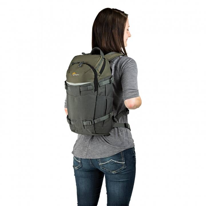 LOWEPRO Flipside Trek BP 250 AW Zaini per fotocamere (Grigio, Verde)