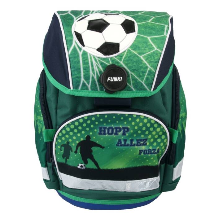FUNKI Set di borse Joy-Bag Soccer (15 l, Nero, Verde)