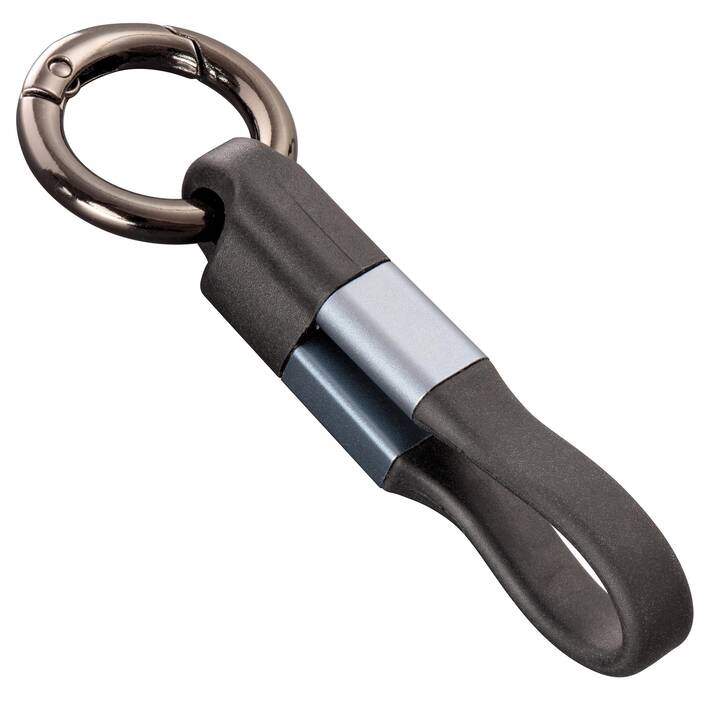 INTERTRONIC Keychain Adapter (USB A, USB Typ-C, 0.1 m)