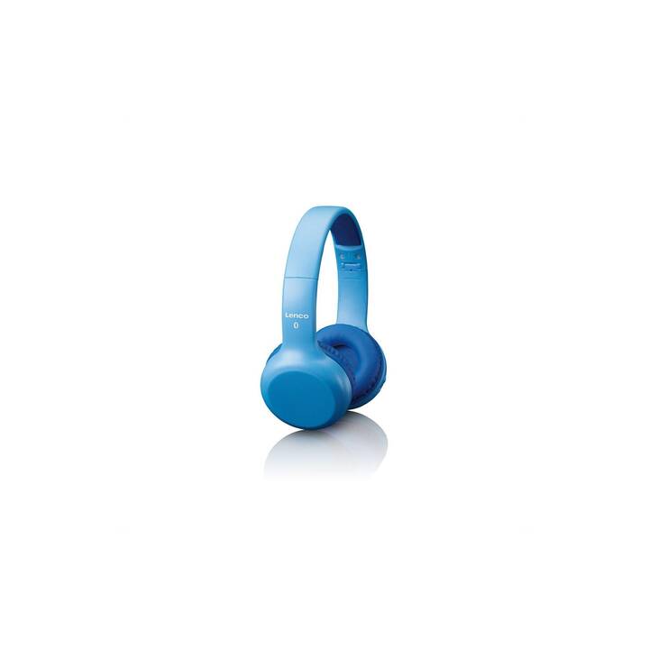 LENCO HPB-110 Casque d'écoute pour enfants (Over-Ear, Bluetooth 5.0, Bleu)