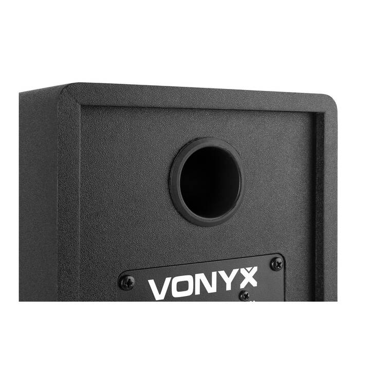 VONYX SMN30B (60 W, Aktiv-Lautsprecher, Schwarz, Gelb)