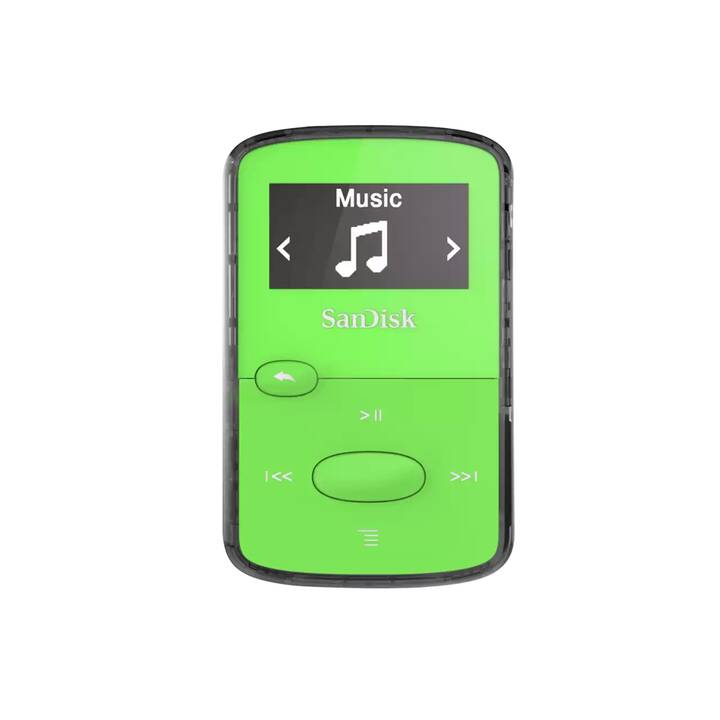 SANDISK Lecteur MP3 Clip Jam (8 GB, Vert électrique)