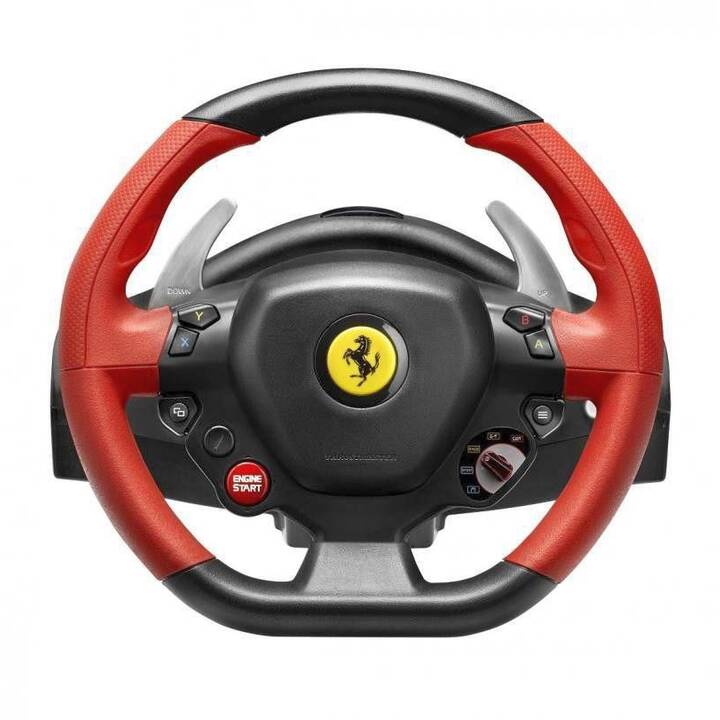 THRUSTMASTER Ferrari 458 Spider Volante e pedali (Nero, Rosso)