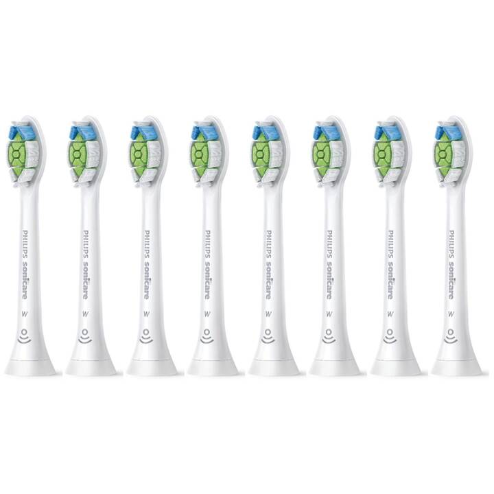 PHILIPS Testa di spazzolino W2 Optimal White (Mezzi, 8 pezzo)