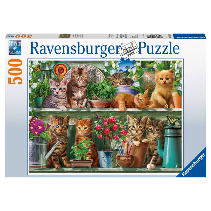 RAVENSBURGER Cats on the Shelf Puzzle (500 x)