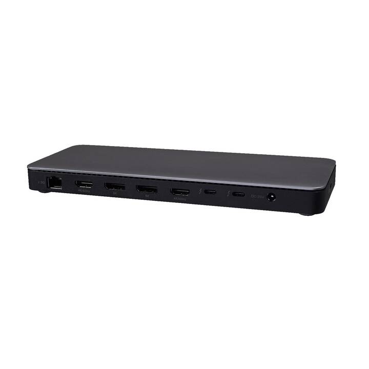 VIDEOSEVEN Dockingstation (2 x HDMI, 2 x DisplayPort, RJ-45 (LAN), USB 3.2 Typ-A)