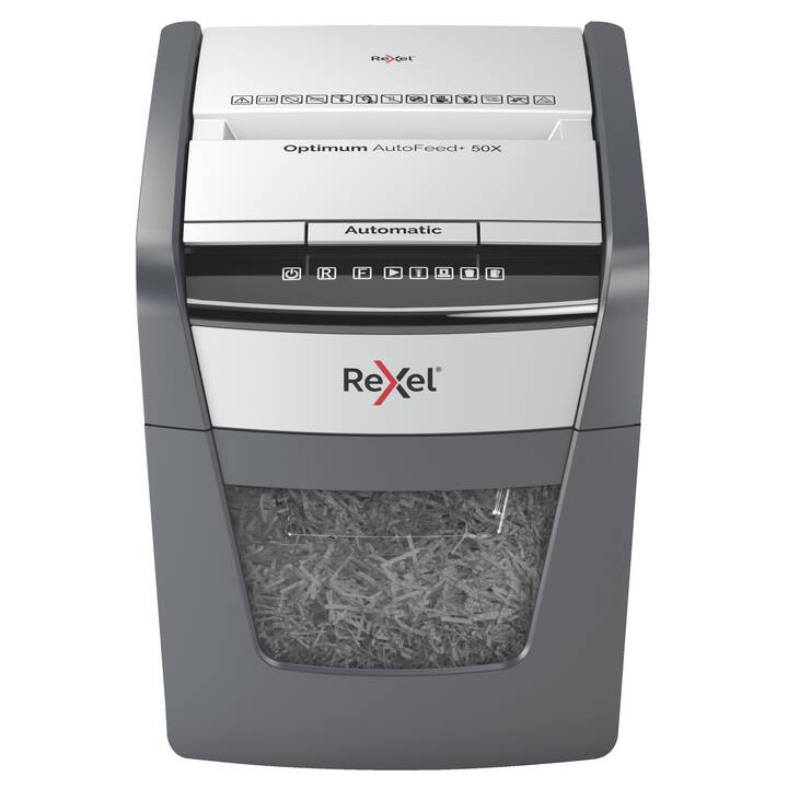 REXEL Destructeur de documents Optimum Autofeed+ 50X (Coupe en particules)