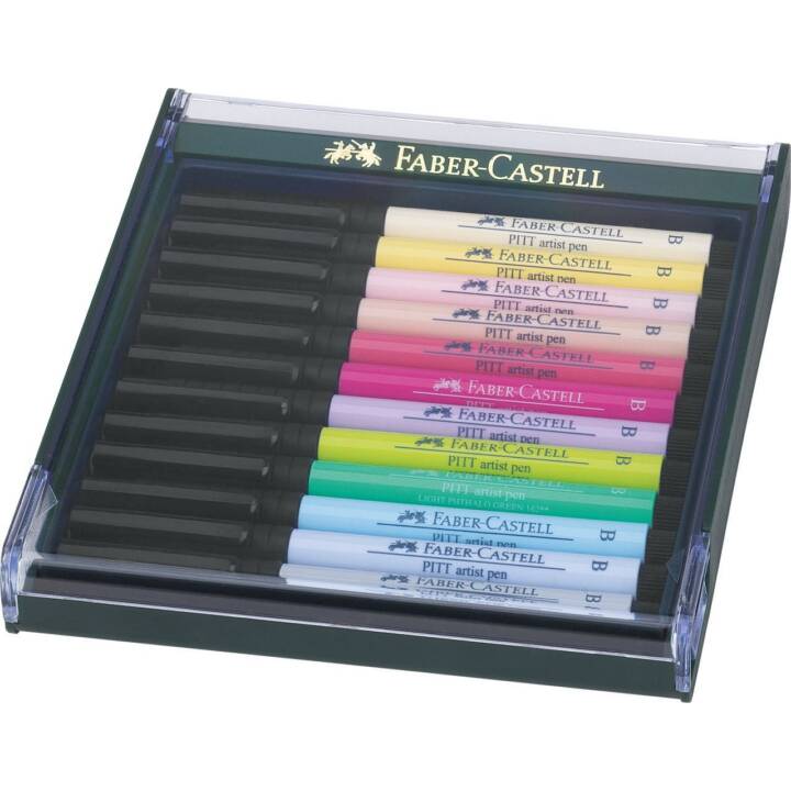 FABER-CASTELL Crayon feutre (Multicolore, 12 pièce)
