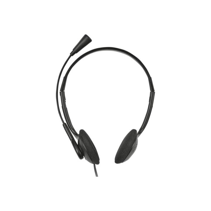 TRUST Office Headset Primo (On-Ear, Kabel, Schwarz)
