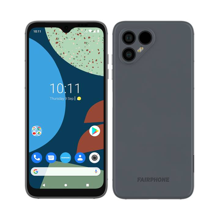 FAIRPHONE 4 (5G, 128 GB, 6.3", 48 MP, Gris)