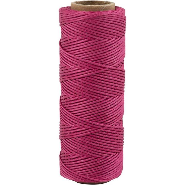 CREATIV COMPANY Corda macramè (65 m, Pink, Rosa)