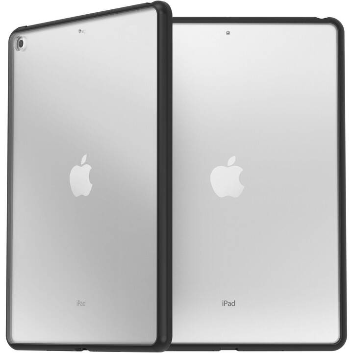 OTTERBOX React Series Custodia (10.2", iPad (7. Gen. 2019), iPad (9. Gen. 2021), iPad (8. Gen. 2020), trasparente, Nero)