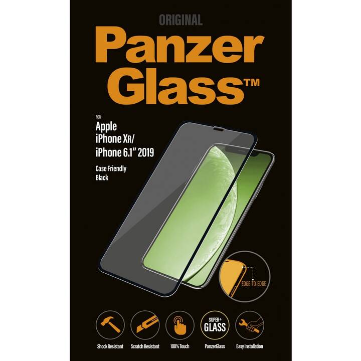PANZERGLASS Verre de protection d'écran Case Friendly (iPhone 11, iPhone XR, 1 pièce)